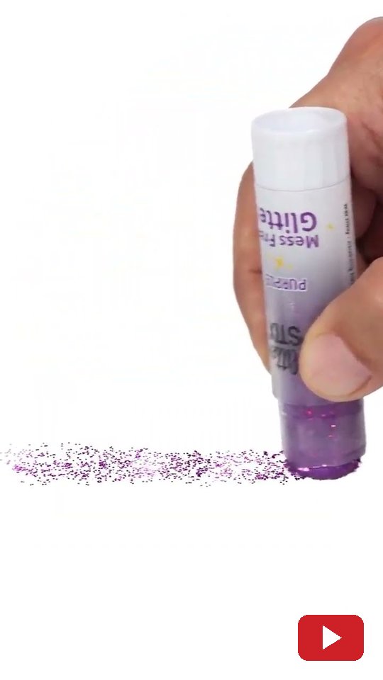 Still from the Glitter Stix vertical social spot